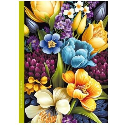 Fresh, Heft + Block, Dekoratives Notizbuch 143x200/48K Raster TW Flora (Andere, Harter Einband) Fresh, Heft + Block, Dekoratives Notizbuch 143x200/48K Raster TW Flora (Andere, Harter Einband)