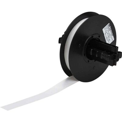 Brady, Etikettenrolle, B-595, Hochleistungs-Industrie-Vinylband, Weiss, glänzend, 13.00 mm x 30.00 m, permanent, End (19.05 mm) Brady, Etikettenrolle, B-595, Hochleistungs-Industrie-Vinylband, Weiss, glänzend, 13.00 mm x 30.00 m, permanent, End (19.05 mm)