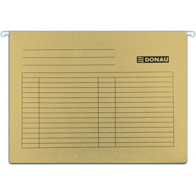 Donau, Mappe, Hängemappe a4, 230g/m2, braun (1x) Donau, Mappe, Hängemappe a4, 230g/m2, braun (1x)