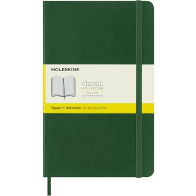 Moleskine, Heft + Block, Notizbuch Classic (A5, Kariert, Weicher Einband) Moleskine, Heft + Block, Notizbuch Classic (A5, Kariert, Weicher Einband)