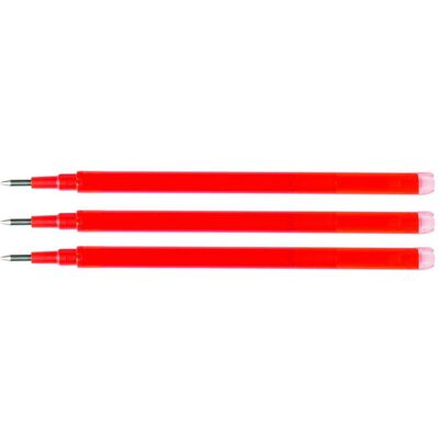 Q-Connect, Ersatzpatronen + Tintenfass, Rollerpatrone Erasable Ink (Rot, 0.70 mm, 3 Stk.) Q-Connect, Ersatzpatronen + Tintenfass, Rollerpatrone Erasable Ink (Rot, 0.70 mm, 3 Stk.)