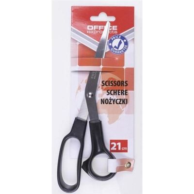 Office Products, Schere, Büroschere, klassisch, 21cm, schwarz (21 cm) Office Products, Schere, Büroschere, klassisch, 21cm, schwarz (21 cm)