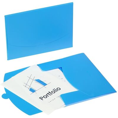 Pagna, Mappe, Dokumententaschen Wallet DIN A4 blau glatt 0,43 mm (A4, 1x) Pagna, Mappe, Dokumententaschen Wallet DIN A4 blau glatt 0,43 mm (A4, 1x)