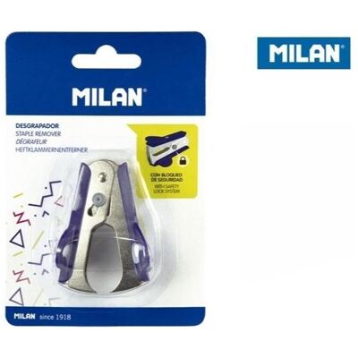 Milan, Heftgerät, Blauer MILAN-Klammerentferner Milan, Heftgerät, Blauer MILAN-Klammerentferner