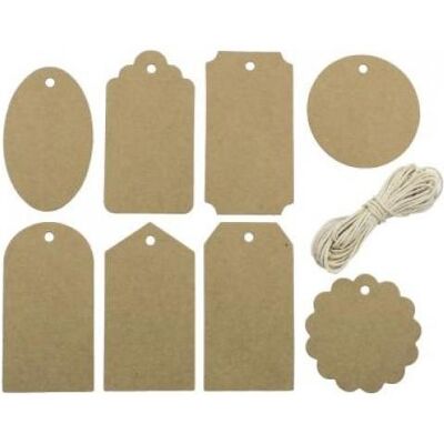 Artoz, Geschenkverpackung, Geschenkanhänger braun Hangtag Set Recycling 16 St. (16x) Artoz, Geschenkverpackung, Geschenkanhänger braun Hangtag Set Recycling 16 St. (16x)