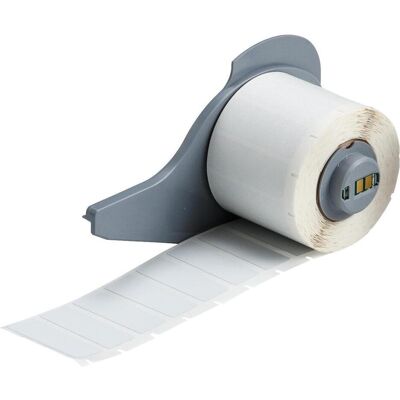 Brady, Etikettenrolle, M7-29-486, metallisierter Polyester, Silber, matt, 38.10 x 12.70 mm, extra stark haftend (50 (46.02 mm) Brady, Etikettenrolle, M7-29-486, metallisierter Polyester, Silber, matt, 38.10 x 12.70 mm, extra stark haftend (50 (46.02 mm)