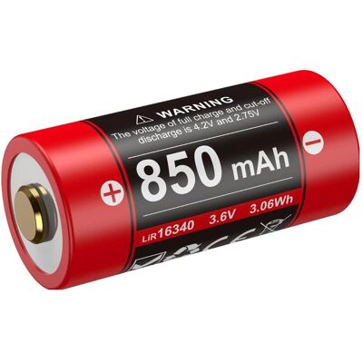 Klarus, Taschenlampe Zubehör, Akku 16GT-85UR, 850mAh Klarus, Taschenlampe Zubehör, Akku 16GT-85UR, 850mAh