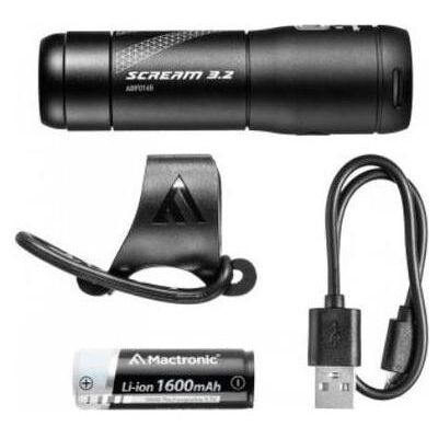 Mactronic, Taschenlampe, Scream 3.2 600lm wiederaufladbare Fahrradfrontleuchte (9.60 cm, 600 lm) Mactronic, Taschenlampe, Scream 3.2 600lm wiederaufladbare Fahrradfrontleuchte (9.60 cm, 600 lm)