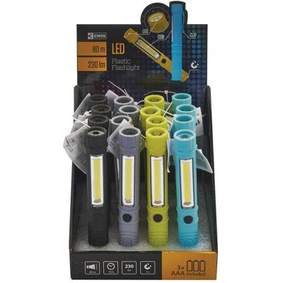 Emos, Taschenlampe, Lukturitis LED 3W + 1LED 230lm ar magnetu (230 lm) Emos, Taschenlampe, Lukturitis LED 3W + 1LED 230lm ar magnetu (230 lm)