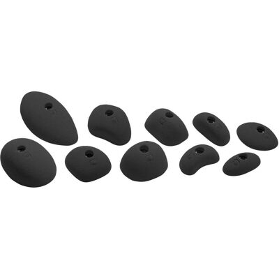 Ocun Klettergriffe Set - 2 Sloper - Schwarz/Transparent - Klettern Ocun Klettergriffe Set - 2 Sloper - Schwarz/Transparent - Klettern