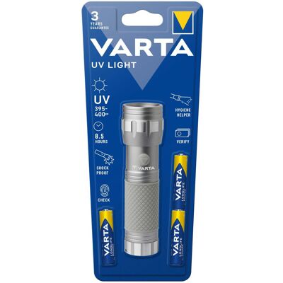 Varta Taschenlampe, UV-Taschenlampe (11.80 cm, 400 lm) Varta Taschenlampe, UV-Taschenlampe (11.80 cm, 400 lm)