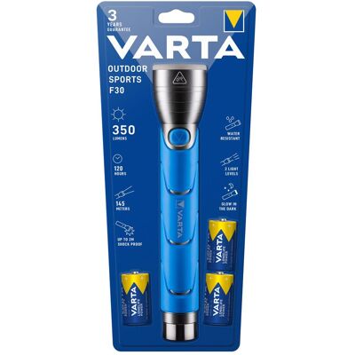 Varta Taschenlampe, Taschenlampe Outdoor S 3C (25 cm, 310 lm) Varta Taschenlampe, Taschenlampe Outdoor S 3C (25 cm, 310 lm)