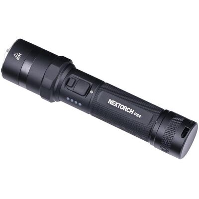 Nextorch, Taschenlampe, Taktische LED-Taschenlampe P84, 3'700 Lumen (inkl. Akku) (16 cm, 3700 lm) Nextorch, Taschenlampe, Taktische LED-Taschenlampe P84, 3'700 Lumen (inkl. Akku) (16 cm, 3700 lm)