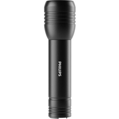 Philips Kompakt LED Taschenlampe - Wiederaufladbar, Schwarz Philips Kompakt LED Taschenlampe - Wiederaufladbar, Schwarz