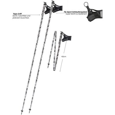 Komperdell, Wanderstöcke, (130 cm) Komperdell, Wanderstöcke, (130 cm)