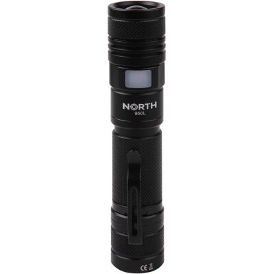 NORTH Taschenlampe 950Lumen Zoom Schwarz Luftfahrt Aluminium - Taschenlampe NORTH Taschenlampe 950Lumen Zoom Schwarz Luftfahrt Aluminium - Taschenlampe