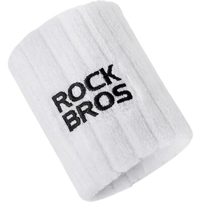 Rockbros, Unisex, Schweissband, 190009 Armband – Sport, Weiss, Weiss Rockbros, Unisex, Schweissband, 190009 Armband – Sport, Weiss, Weiss