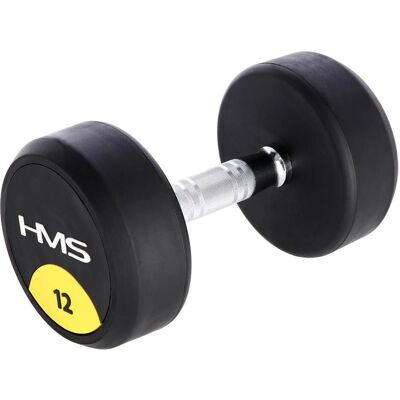 HMS HG Pro 12 - Gummibeschichtete Kurzhantel - 12 kg HMS HG Pro 12 - Gummibeschichtete Kurzhantel - 12 kg
