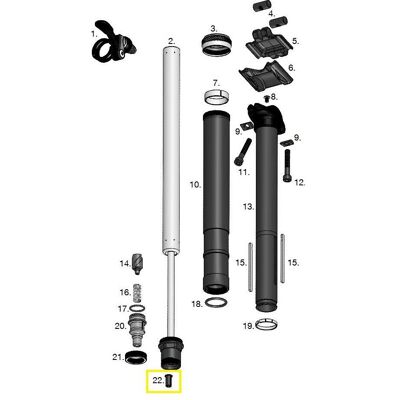 Crankbrothers, Velopumpe Zubehör, (Ventiladapter Set) Crankbrothers, Velopumpe Zubehör, (Ventiladapter Set)