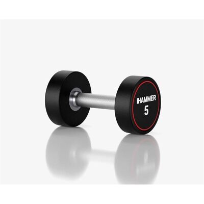 Hammer Fitness, Hanteln, (1 x 5 kg) Hammer Fitness, Hanteln, (1 x 5 kg)