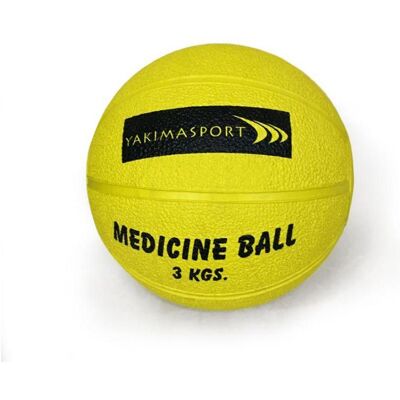 Yakimasport, Medizinball, (3 kg, 230 mm) Yakimasport, Medizinball, (3 kg, 230 mm)