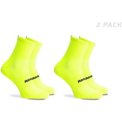 Rogelli, Unisex, Sportsocken, Essential (x2) (40 - 43), Gelb Rogelli, Unisex, Sportsocken, Essential (x2) (40 - 43), Gelb
