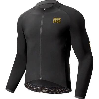 Rockbros, Unisex, Velotrikot, Kurtka rowerowa YDWT020 Diamond jesień/zima rozmiar XS - czarna (XS), Schwarz, XS Rockbros, Unisex, Velotrikot, Kurtka rowerowa YDWT020 Diamond jesień/zima rozmiar XS - czarna (XS), Schwarz, XS