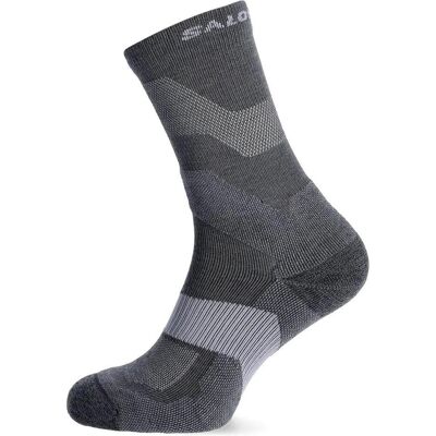 Salomon, Unisex, Sportsocken, Skarpety turystyczne X Ultra Crew - turbulence/quarry rozmiar: m (39 - 41), Grau Salomon, Unisex, Sportsocken, Skarpety turystyczne X Ultra Crew - turbulence/quarry rozmiar: m (39 - 41), Grau