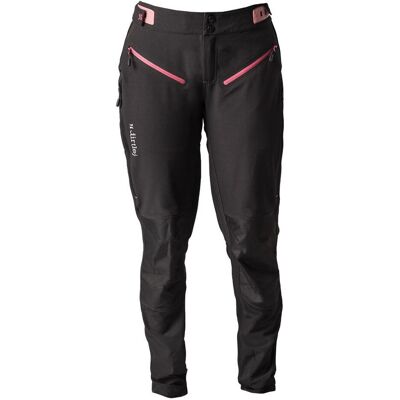 dirtlej, Damen, Velohosen, Trailscout flex long Ladies, schwarz/berry, S (S), Schwarz dirtlej, Damen, Velohosen, Trailscout flex long Ladies, schwarz/berry, S (S), Schwarz