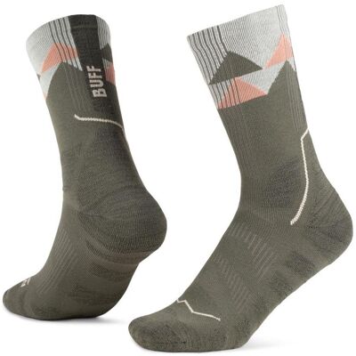 Buff, Unisex, Sportsocken, Thermonet Crew (45 - 47), Grün, Grau Buff, Unisex, Sportsocken, Thermonet Crew (45 - 47), Grün, Grau