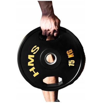 HMS Fitness - TOG15 - 15 kg - Virgin rubber - Gewichtsscheiben HMS Fitness - TOG15 - 15 kg - Virgin rubber - Gewichtsscheiben