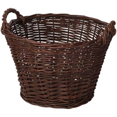 Adam Schmidt, Einkaufshilfe, Weidenkorb rund 2 Griffe Ø46cm, Braun Adam Schmidt, Einkaufshilfe, Weidenkorb rund 2 Griffe Ø46cm, Braun