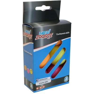 New Sports, Tischtennisball, (6 Stk.) New Sports, Tischtennisball, (6 Stk.)