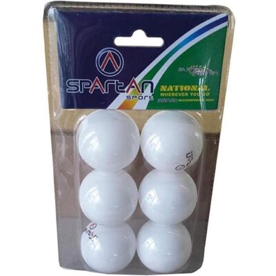 Spartan Publishing, Tischtennisball, (6 Stk.) Spartan Publishing, Tischtennisball, (6 Stk.)