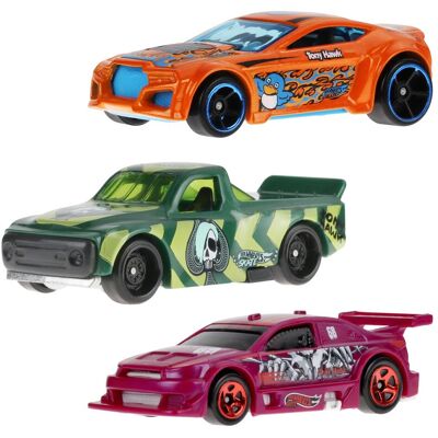 Hot Wheels Skate Skateboard + Schuhe + Auto Hot Wheels Skate Skateboard + Schuhe + Auto