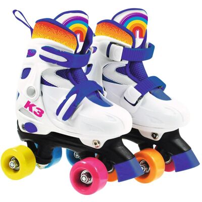 Studio 100, Mädchen, Rollschuhe, K3 Rollschuhe - Grösse 26-29 (26, 27, 28, 29), Mehrfarbig, Weiss Studio 100, Mädchen, Rollschuhe, K3 Rollschuhe - Grösse 26-29 (26, 27, 28, 29), Mehrfarbig, Weiss
