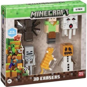 HP Minecraft 3d Erasers - 6 Pack Deluxe Box Ver.B HP Minecraft 3d Erasers - 6 Pack Deluxe Box Ver.B