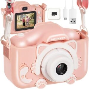 Kruzzel Pink Kinderdigitalkamera - Full HD, 6 Modi, 32GB Kruzzel Pink Kinderdigitalkamera - Full HD, 6 Modi, 32GB