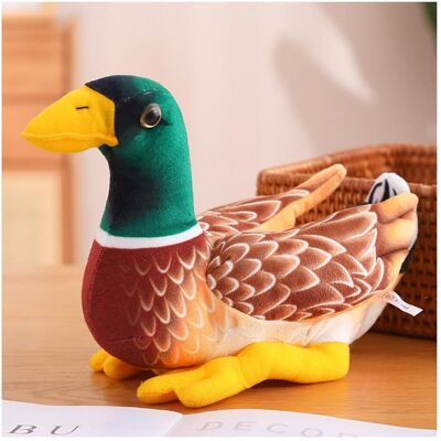 Lean Toys Lean Plüsch Maskottchen Huggable Duck Braun Und Grün 28Cm (28 cm) Lean Toys Lean Plüsch Maskottchen Huggable Duck Braun Und Grün 28Cm (28 cm)