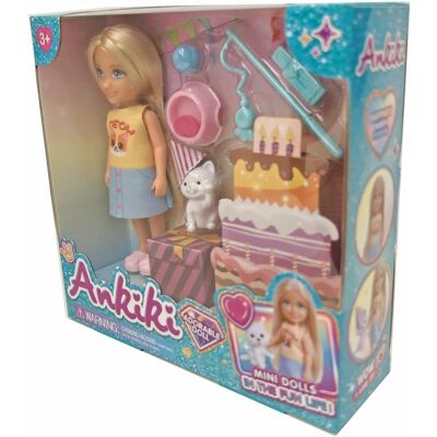 HarperCollins Doll Ankiki su kačiuku 606018, 13 cm HarperCollins Doll Ankiki su kačiuku 606018, 13 cm