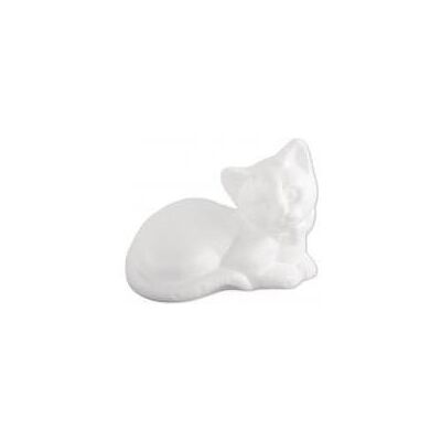 Rayher Styropor-Katze, liegend, 14 cm Rayher Styropor-Katze, liegend, 14 cm