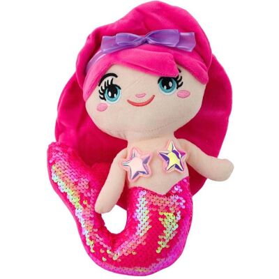 Lean Toys Lean Plüsch Meerjungfrau Kuschelschwanz Aus Pailletten Intensives Rosa 28Cm (28 cm) Lean Toys Lean Plüsch Meerjungfrau Kuschelschwanz Aus Pailletten Intensives Rosa 28Cm (28 cm)