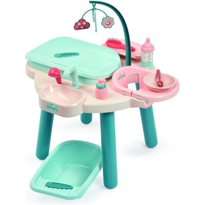 Ecoiffier Wickeltisch fürs Kinderzimmer – 11-teilig Ecoiffier Wickeltisch fürs Kinderzimmer – 11-teilig