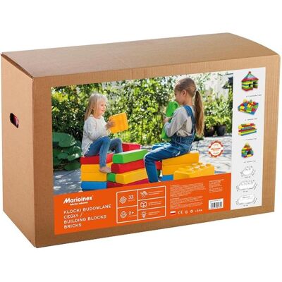 Marioinex Konstruktionsspielzeug - 33 Bausteine für Kinder Marioinex Konstruktionsspielzeug - 33 Bausteine für Kinder