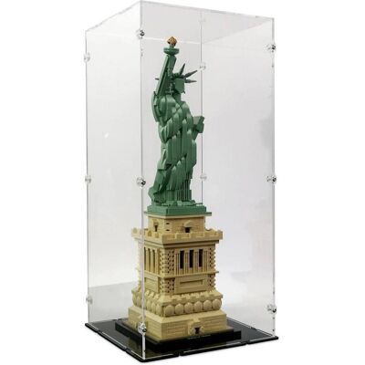 iDisplayit Acryl-Display für LEGO 21042 Freiheitsstatue (mit schwarzem Boden) iDisplayit Acryl-Display für LEGO 21042 Freiheitsstatue (mit schwarzem Boden)