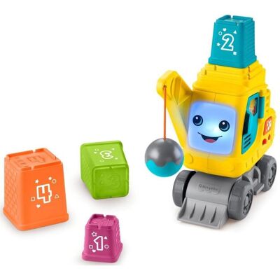 Fisher-Price Spielzeugkran - Bunte Blöcke zum Zählen Fisher-Price Spielzeugkran - Bunte Blöcke zum Zählen
