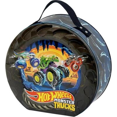 Theo Klein Hot Wheels Monster Trucks - Radkoffer für 7 Autos Theo Klein Hot Wheels Monster Trucks - Radkoffer für 7 Autos