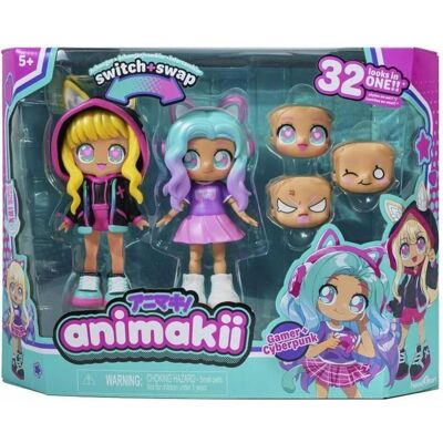 Bandai Spielfigur animakii switch & Swap Cyberpunk/Gamer Bandai Spielfigur animakii switch & Swap Cyberpunk/Gamer
