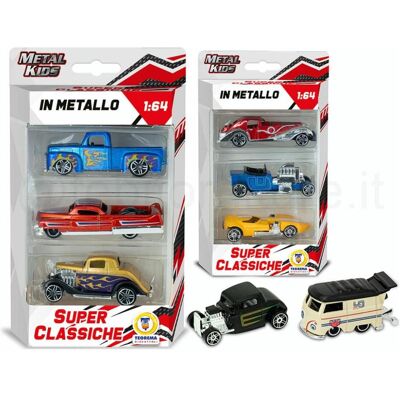 Teorema METAL KIDS - 3 AUTO AMERICAN 1:64 BLISTER 3 ASS Teorema METAL KIDS - 3 AUTO AMERICAN 1:64 BLISTER 3 ASS