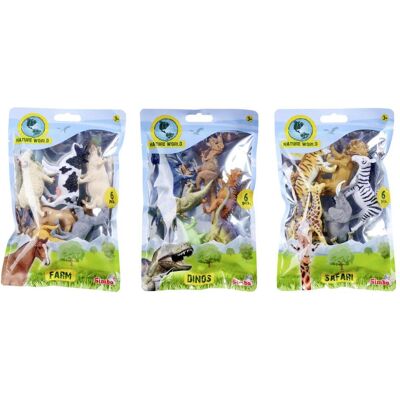 Simba Tiere im Tütchen, 3-sort. Simba Tiere im Tütchen, 3-sort.